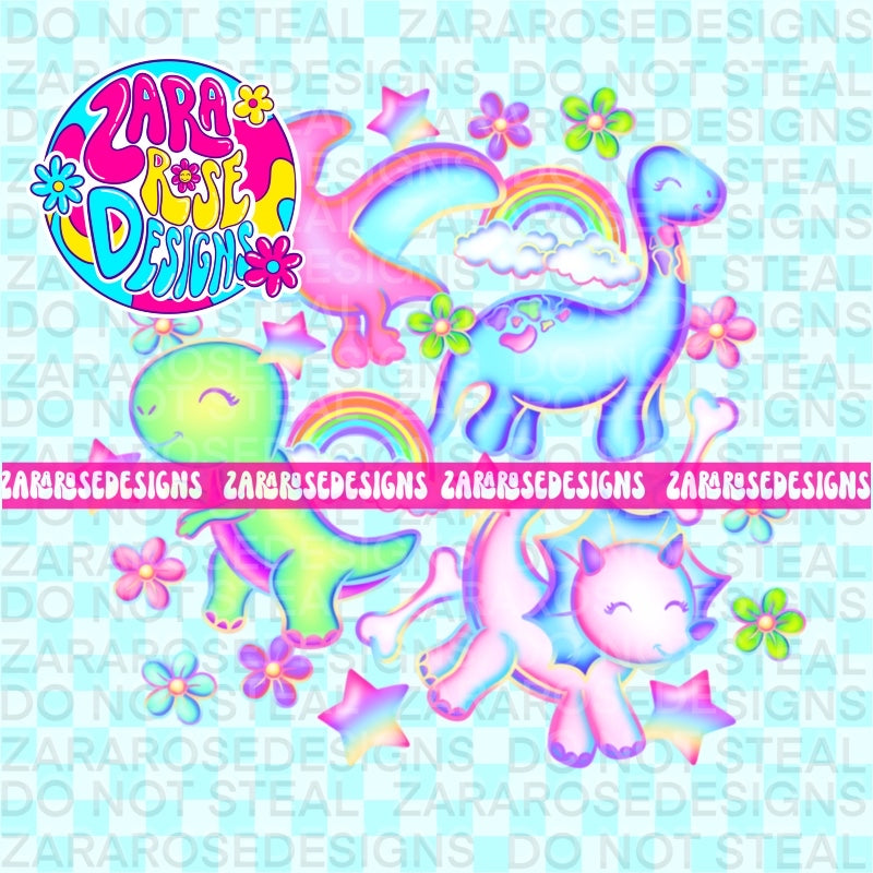 Rainbow Dino’s