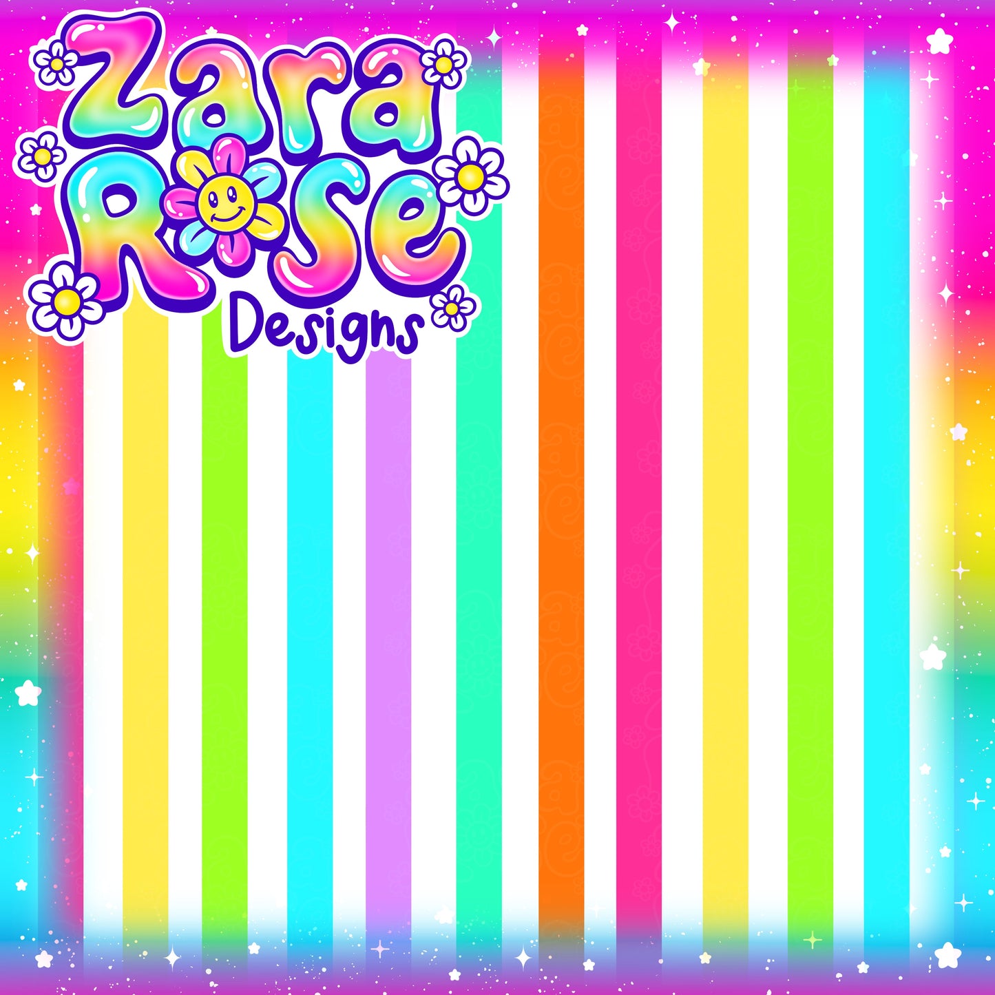 Neon Floral Dino’s