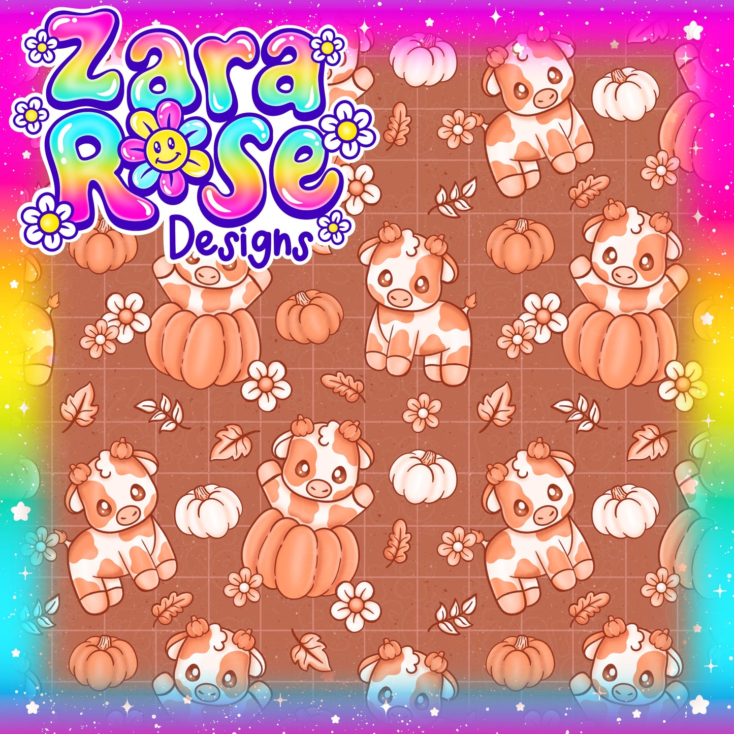 Pumpkin cows