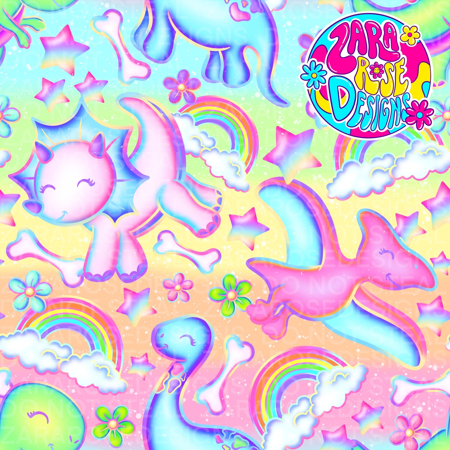 Rainbow Dino’s