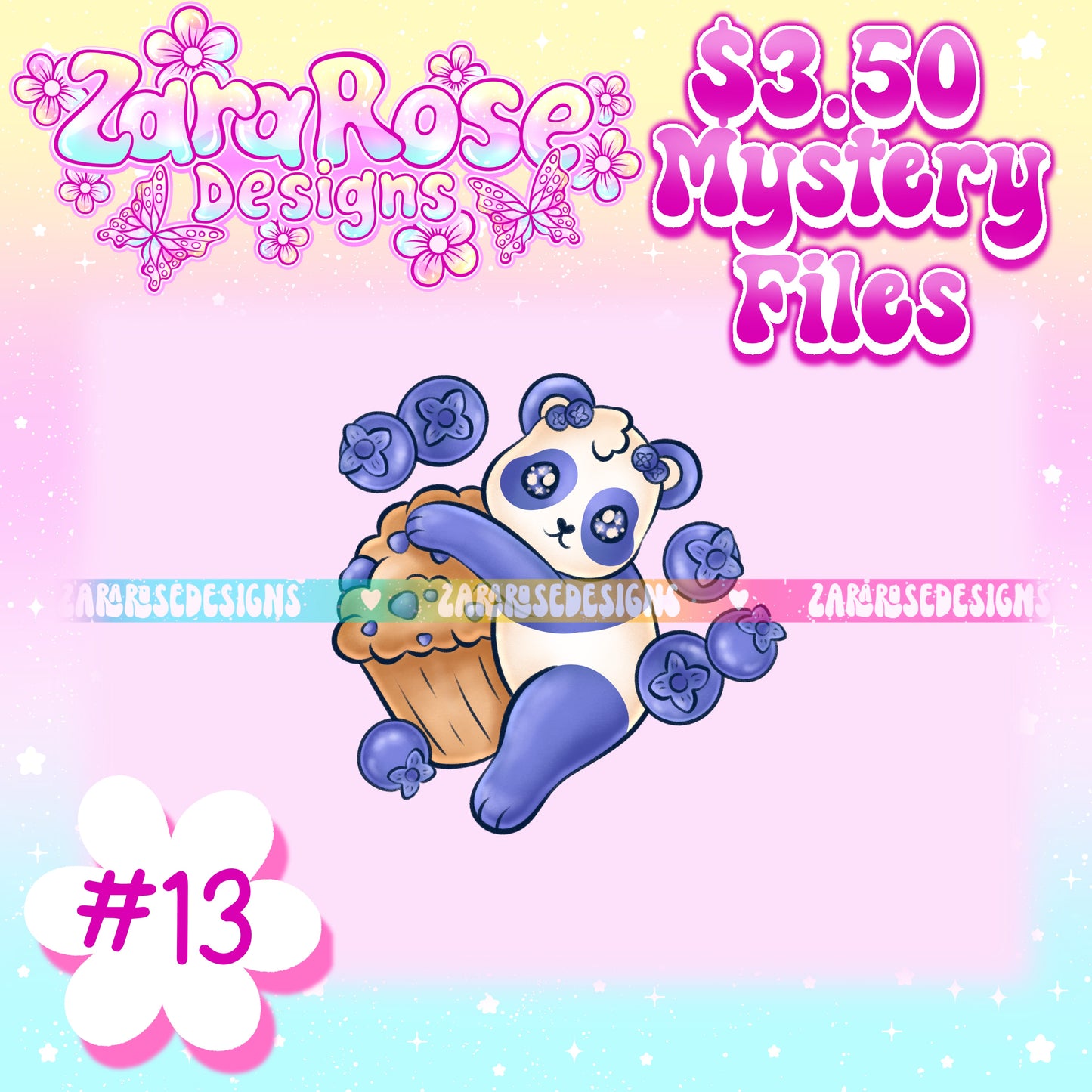 Blueberry Muffin Panda