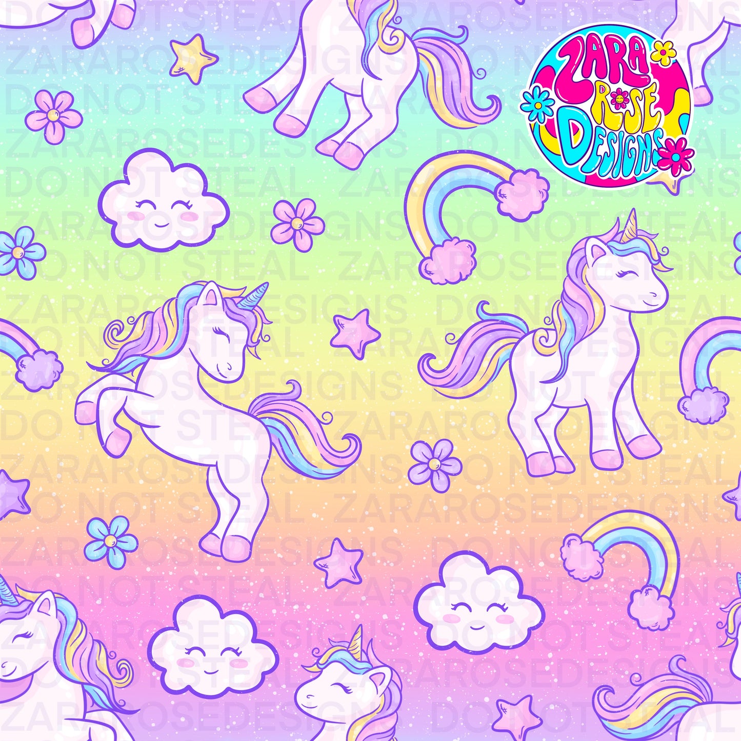 Pastel Unicorns