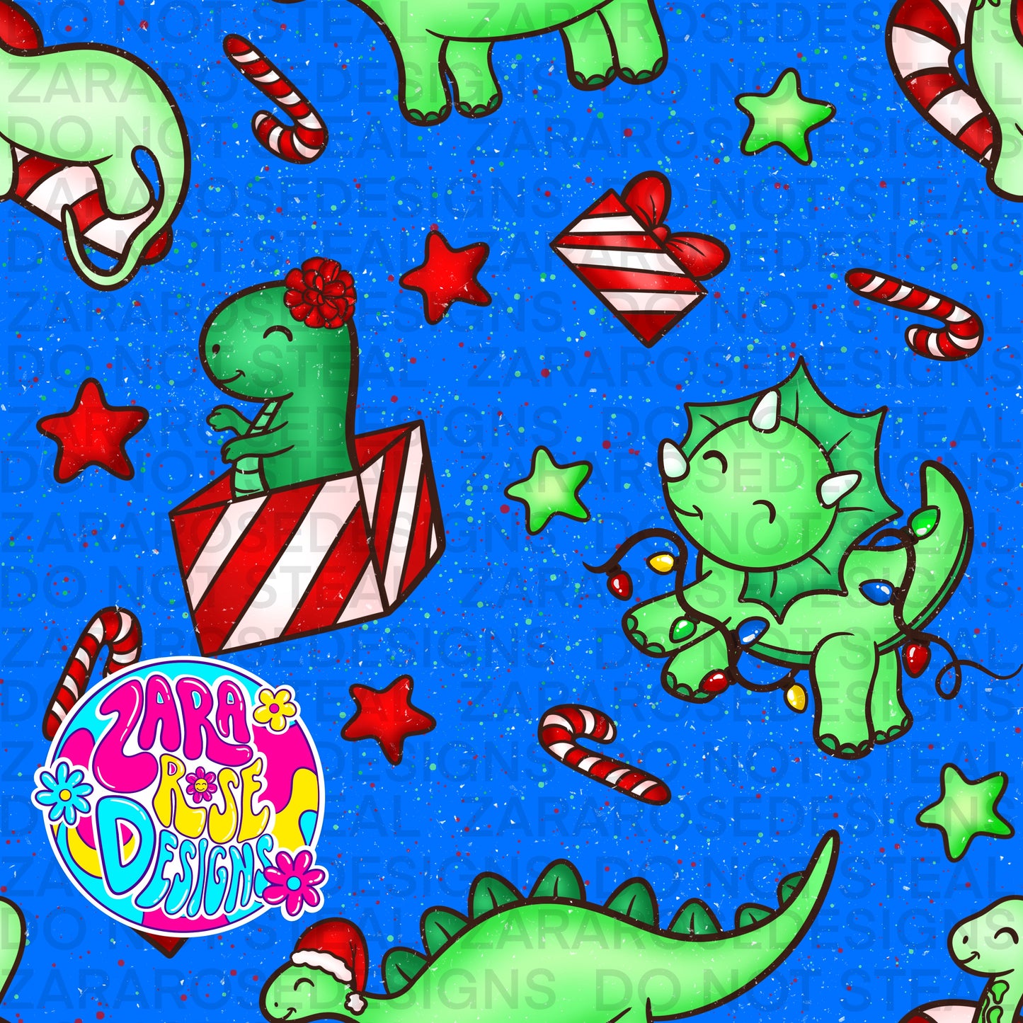Christmas dinos
