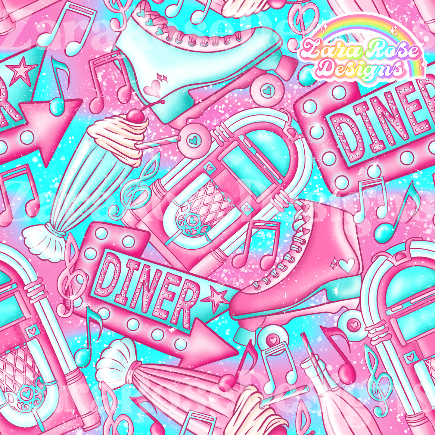 Pink Retro Diner
