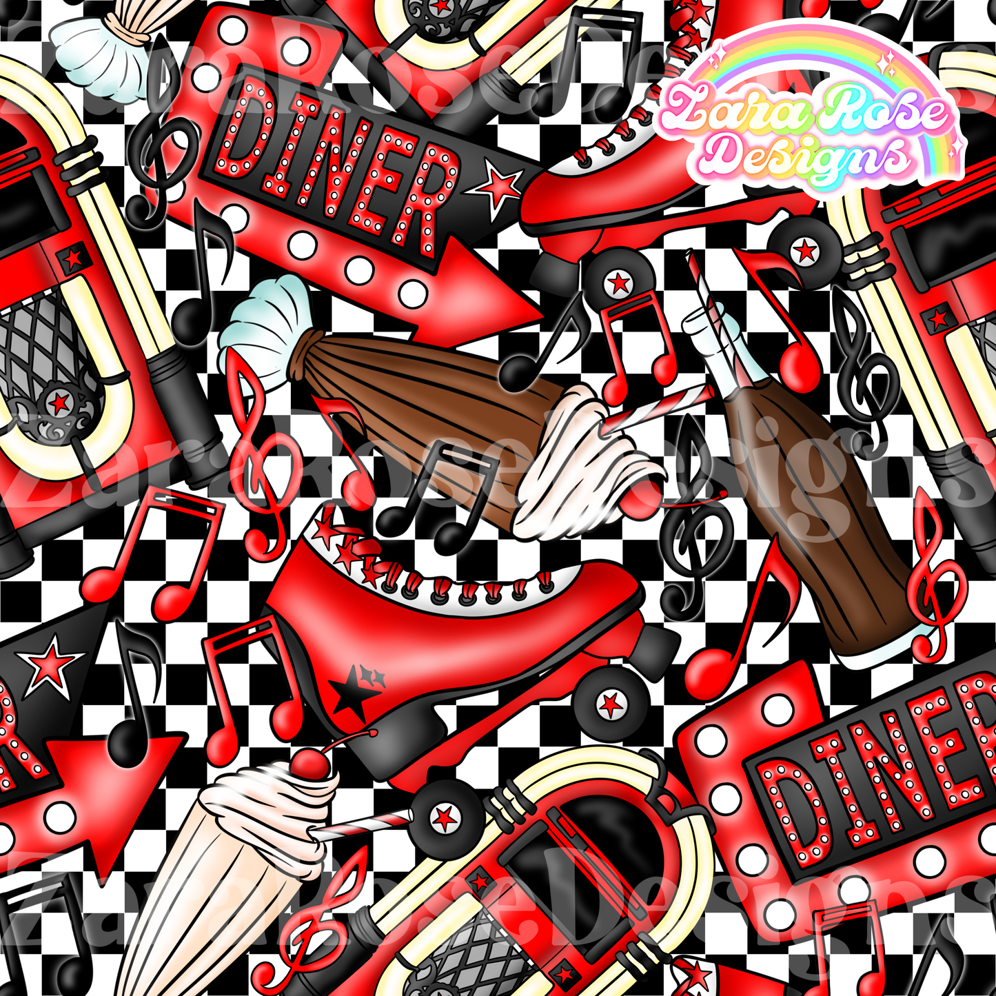 Red Retro Diner