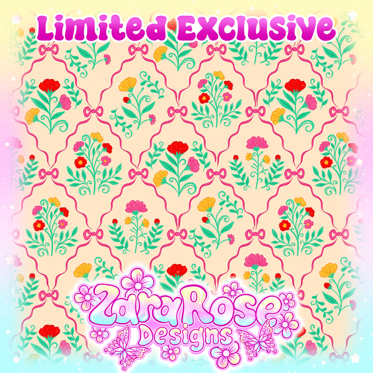 Vintage Floral Diamonds