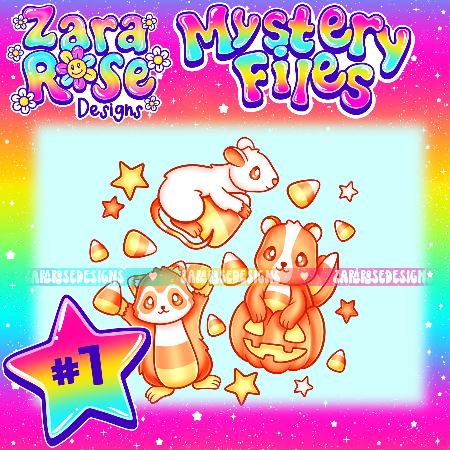 Candy Corn trashimals