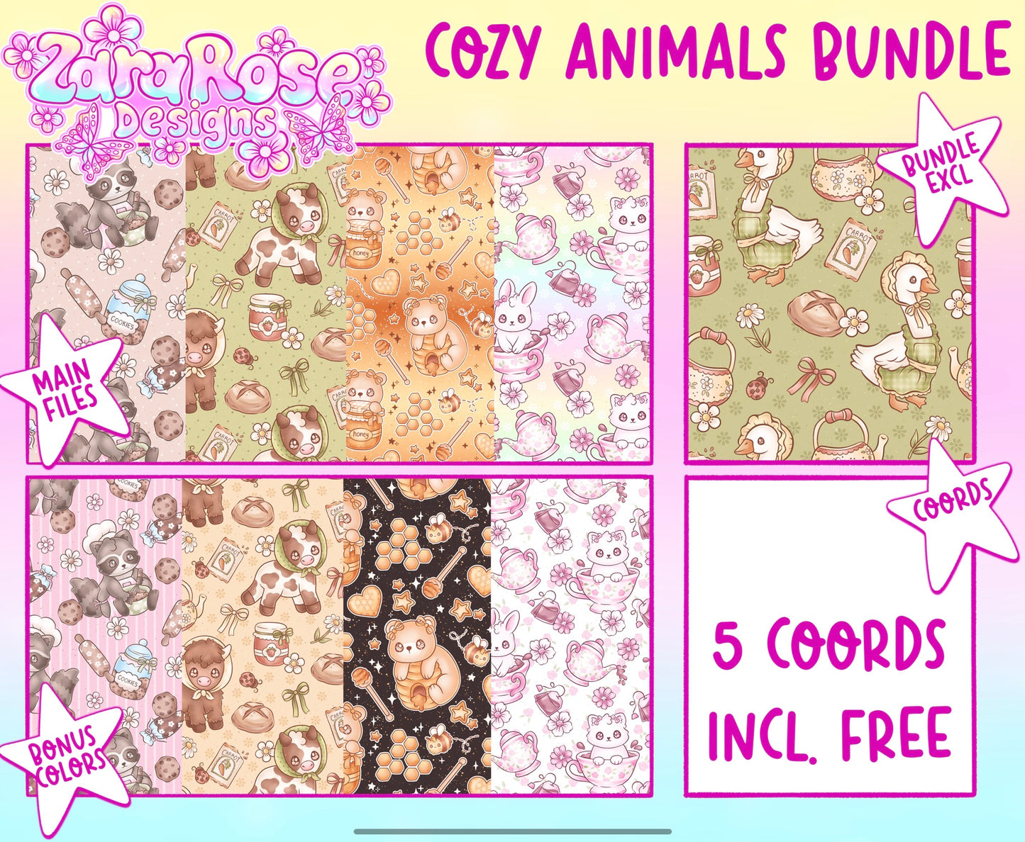 Cozy animals bundle