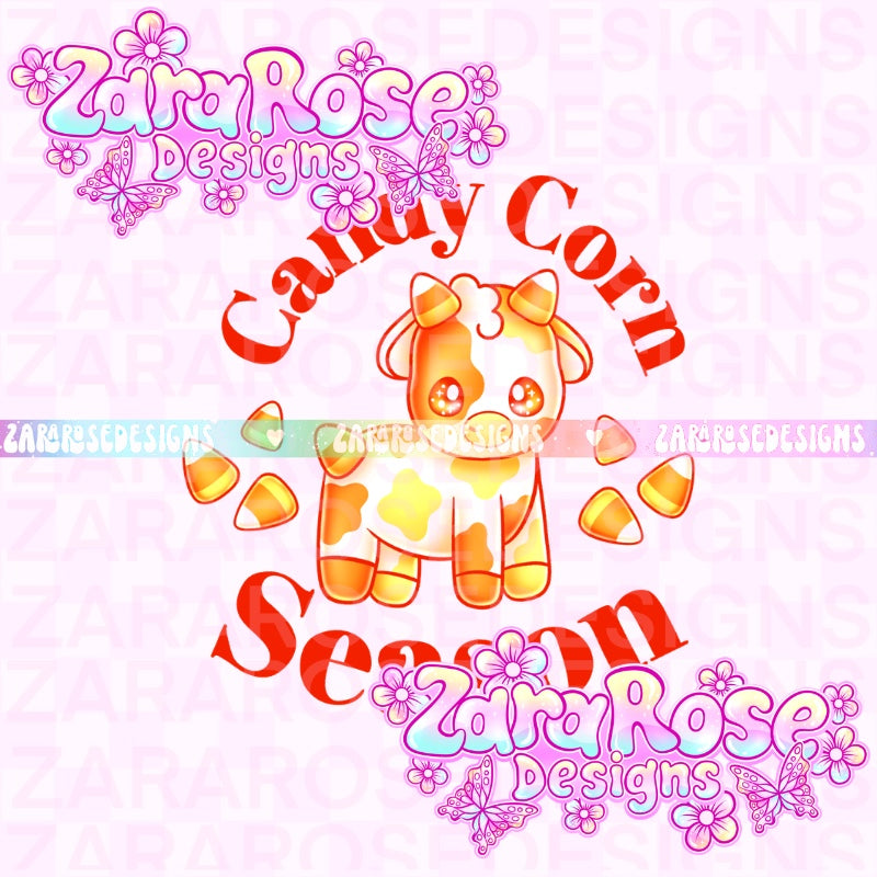 Candy corn cow