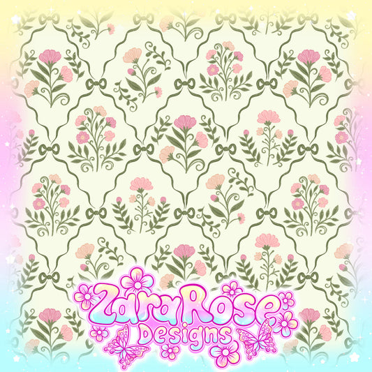 Vintage Floral Diamonds