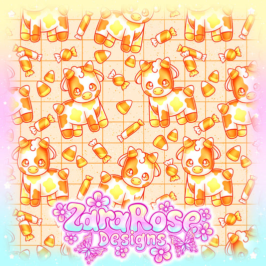 Candy corn cow