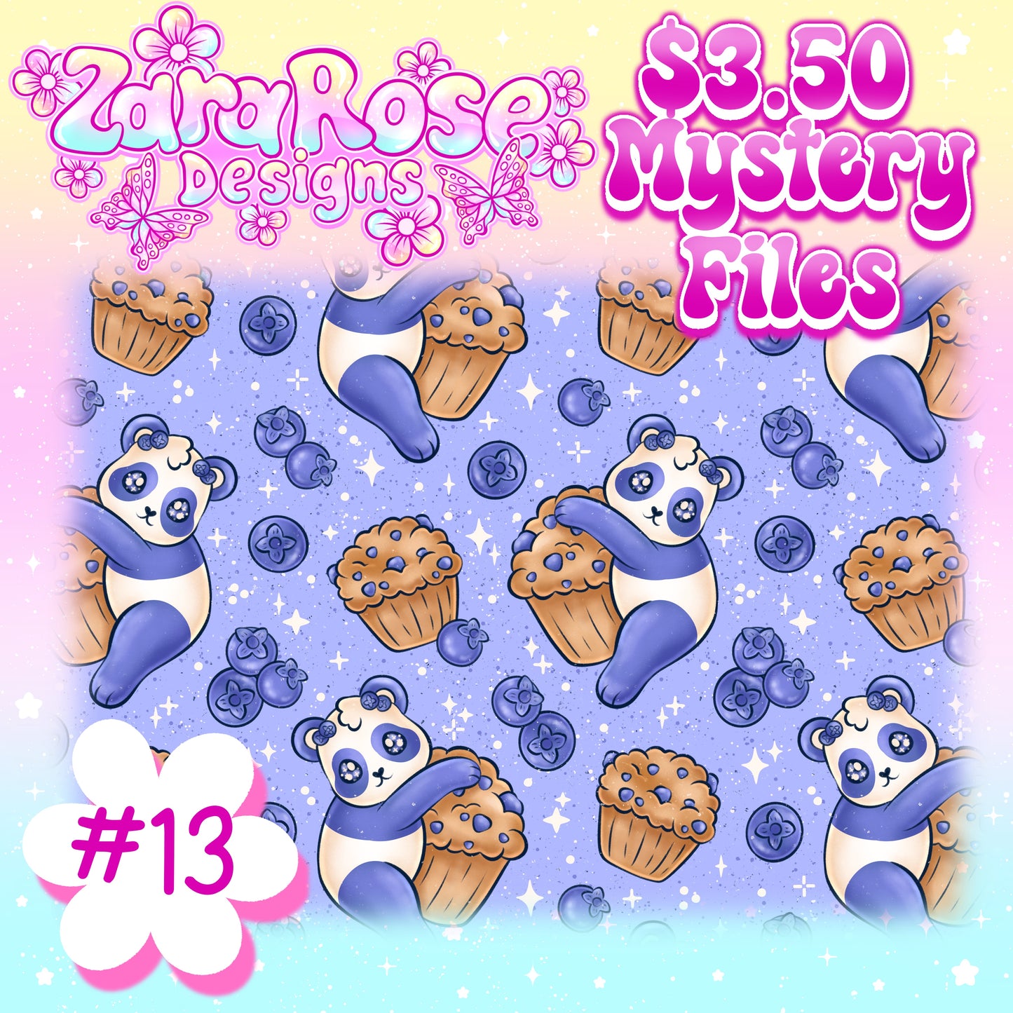 Blueberry Muffin Panda