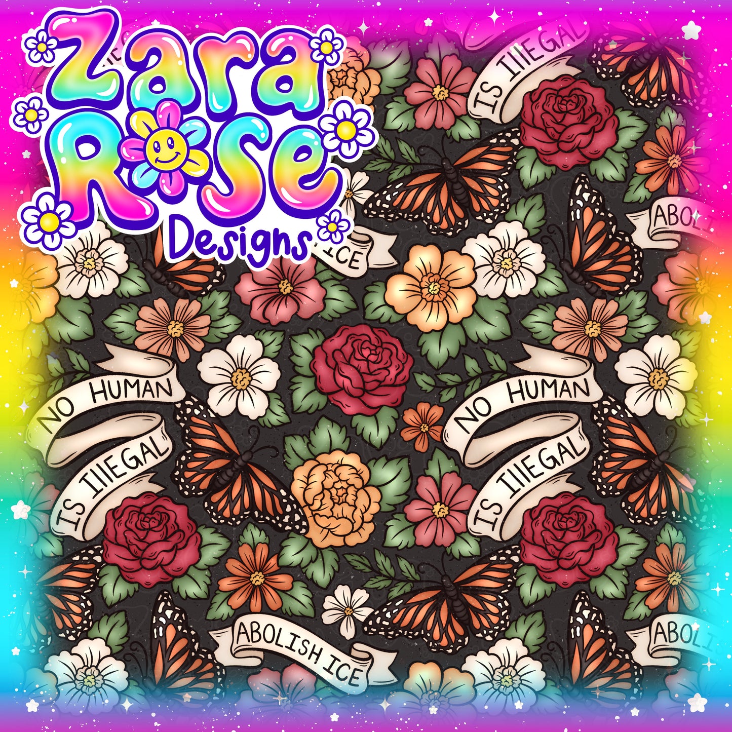 Immigration Floral Freebie