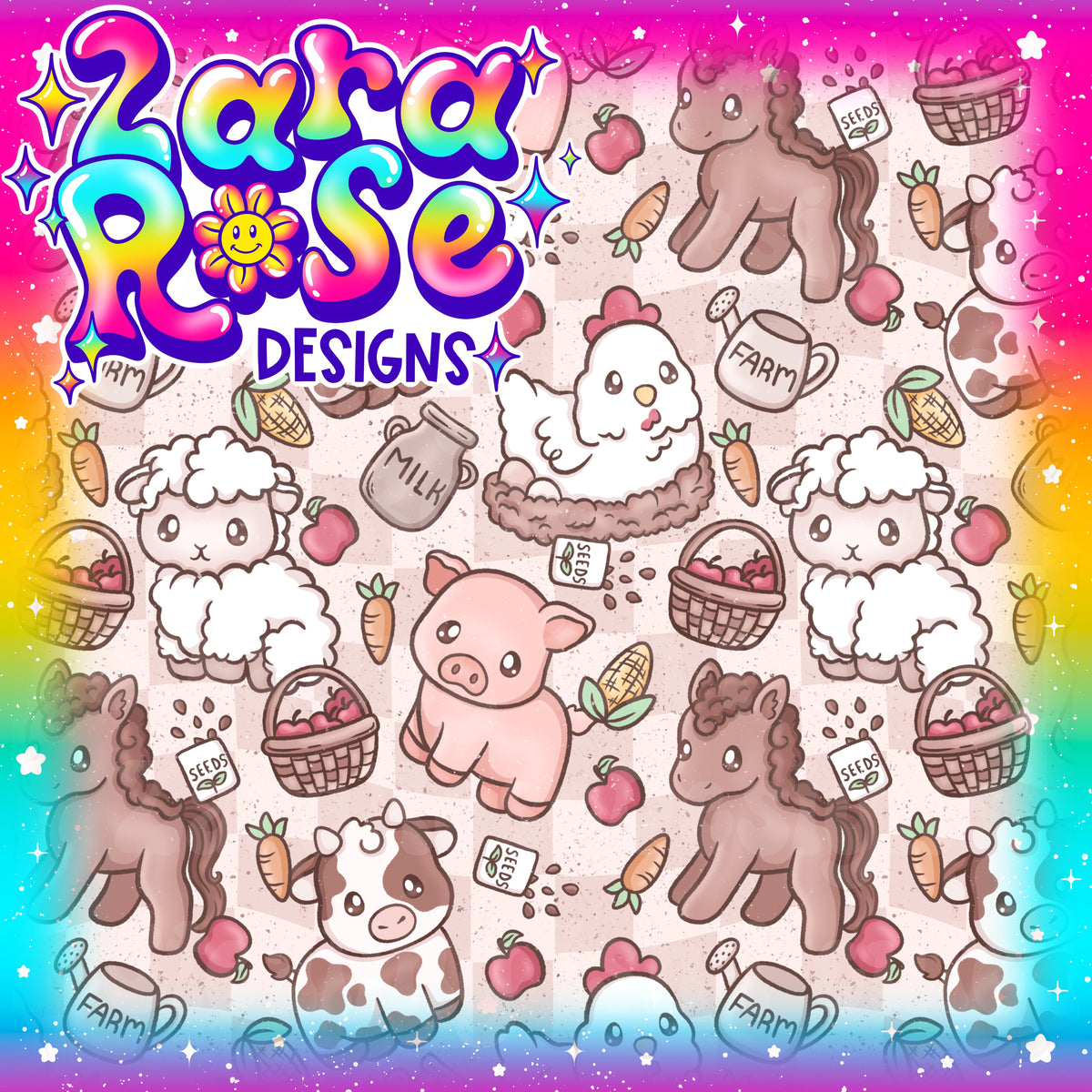 Debb Design Farm animals – ZaraRoseDesigns