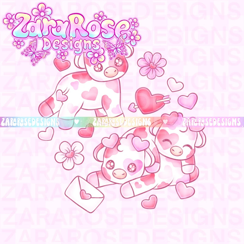 Heart cow