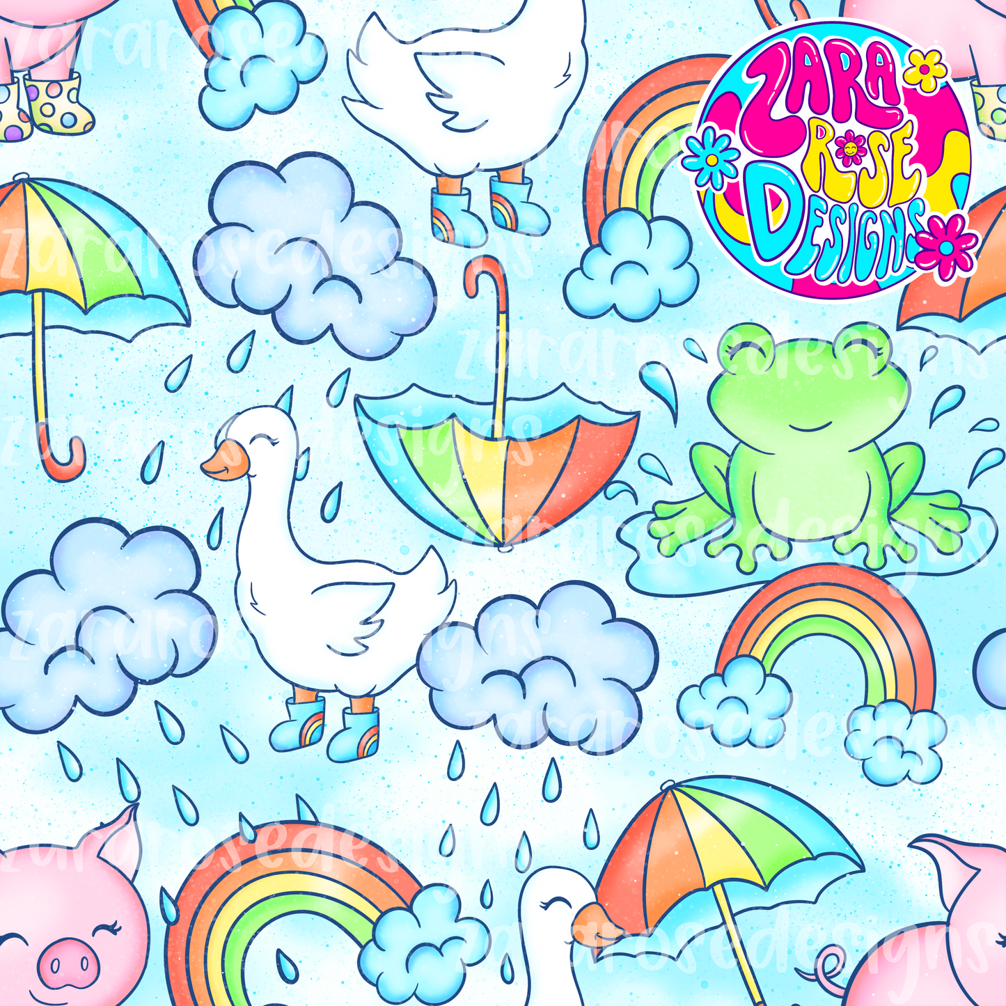 Rainy Animals