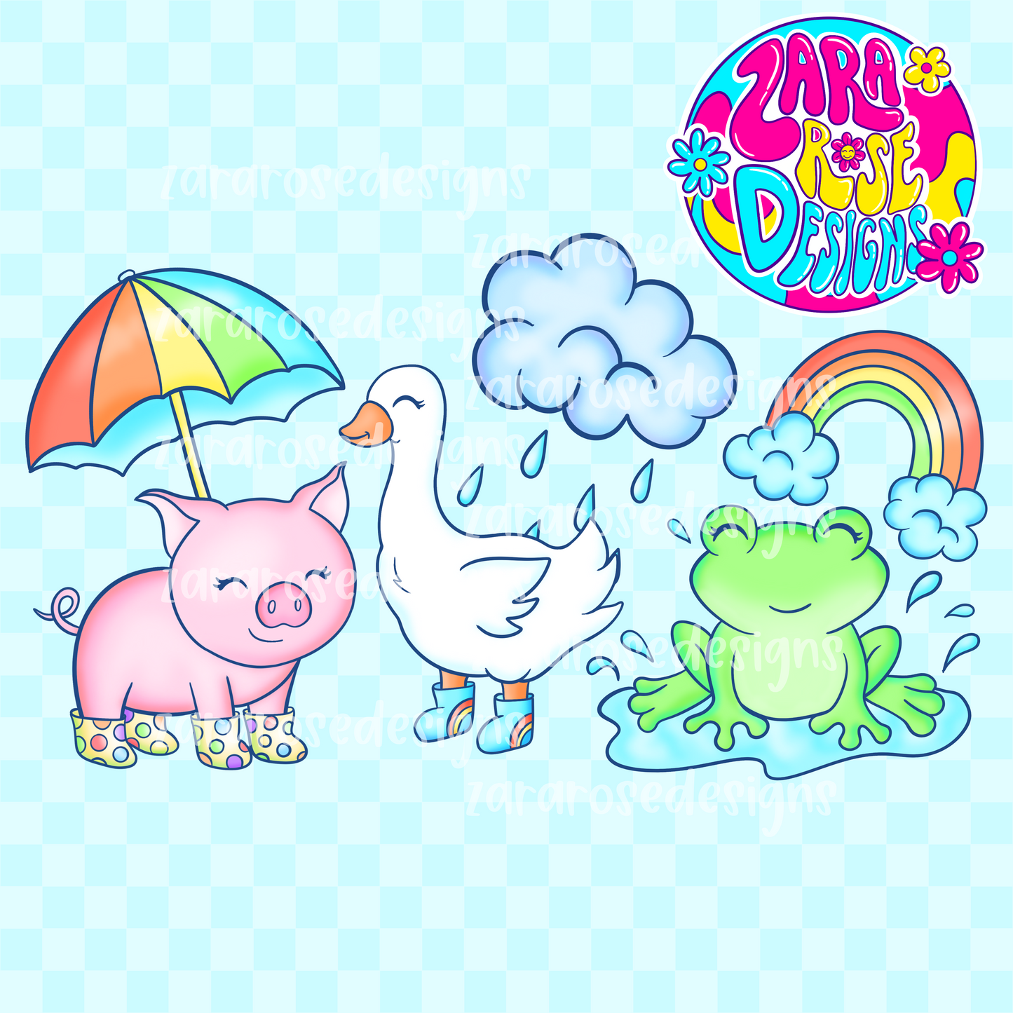 Rainy Animals