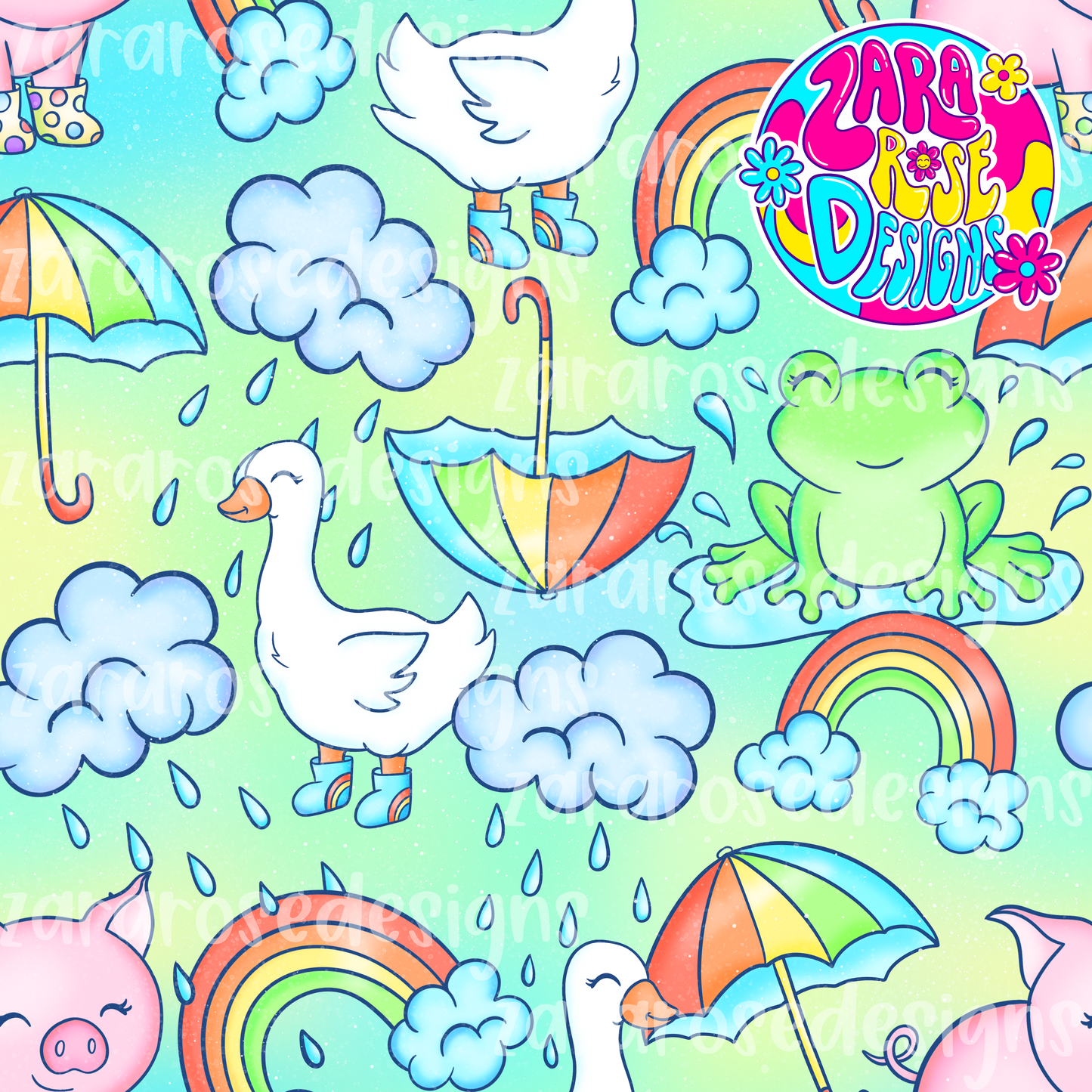 Rainy Animals