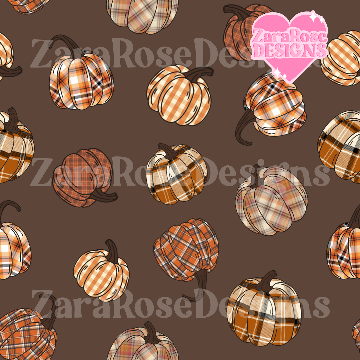 plaid pumpkins