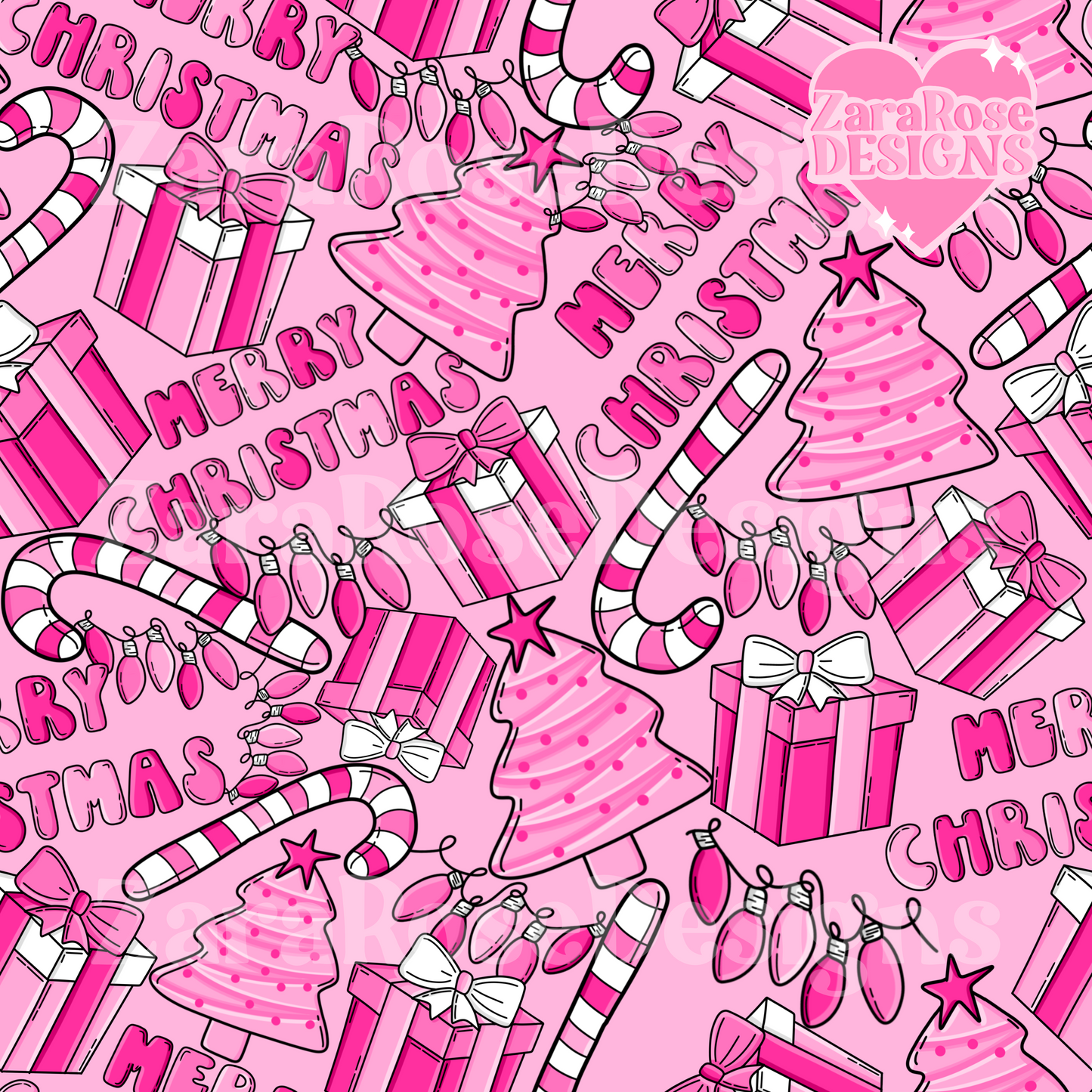 pink christmas