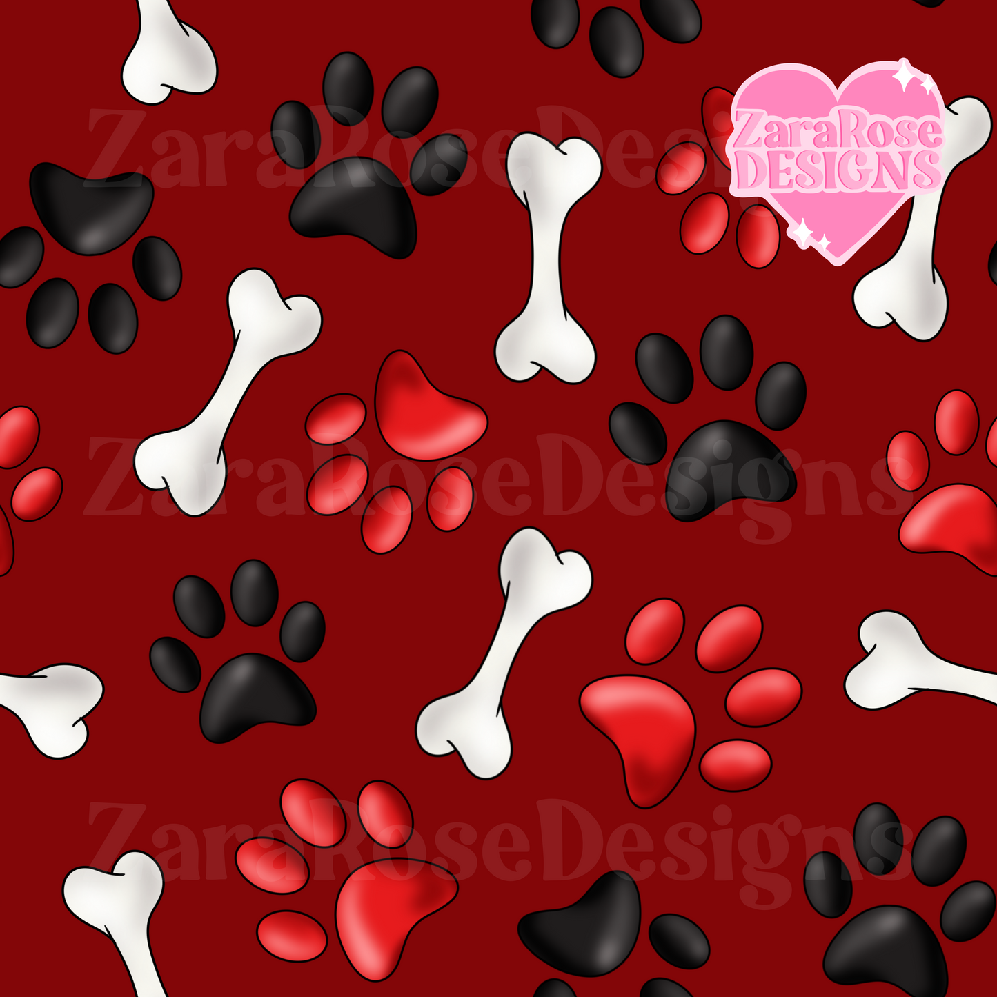 Red Dog ZaraRoseDesigns red-dog-zararosedesigns